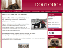 Tablet Screenshot of dogtouch.nl